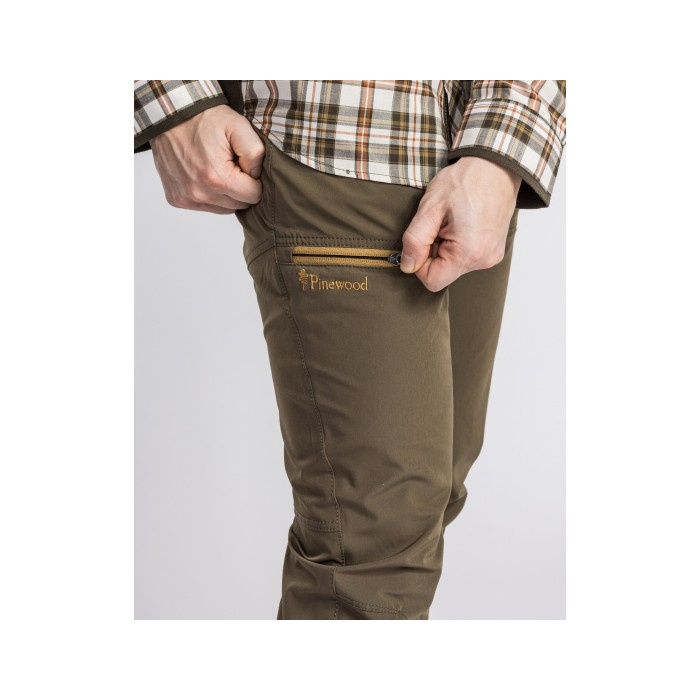 SPODNIE PINEWOOD FINNVEDEN TRAIL STRETCH E.BROWN  - 5318